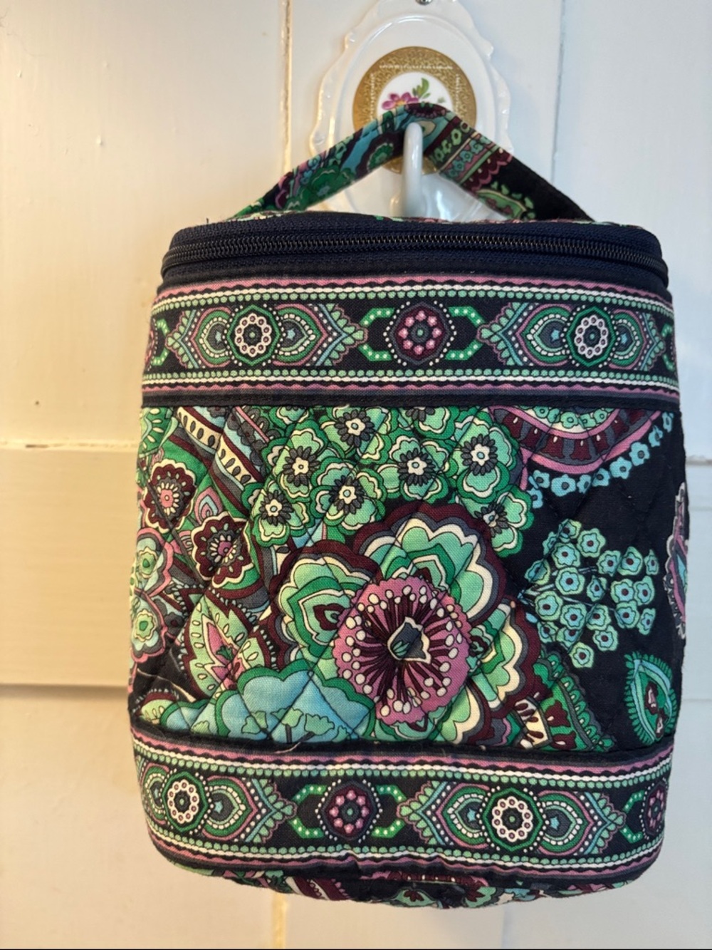Vera Bradley Quilted Floral lunch bag, retired